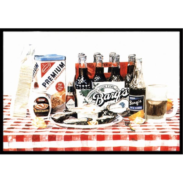 Carolines Treasures Barq s oysters Indoor Or Outdoor Mat - 18 x 27 in. 1004MAT - main